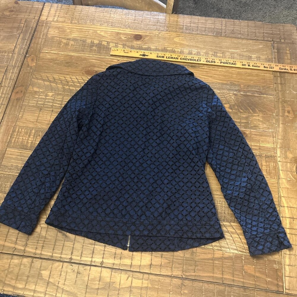 Coldwater Creek Women's Navy and Blue Jacket - Picture 4 of 8